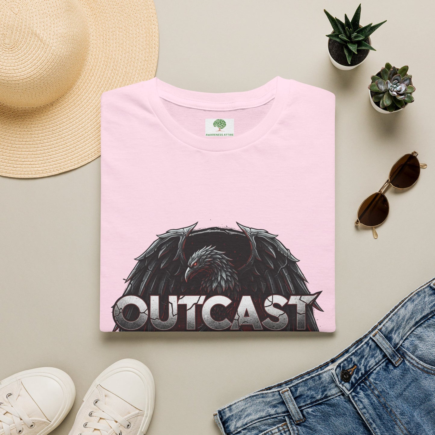 Outcast Revival Band Tee — Gothic Rock Concert Shirt