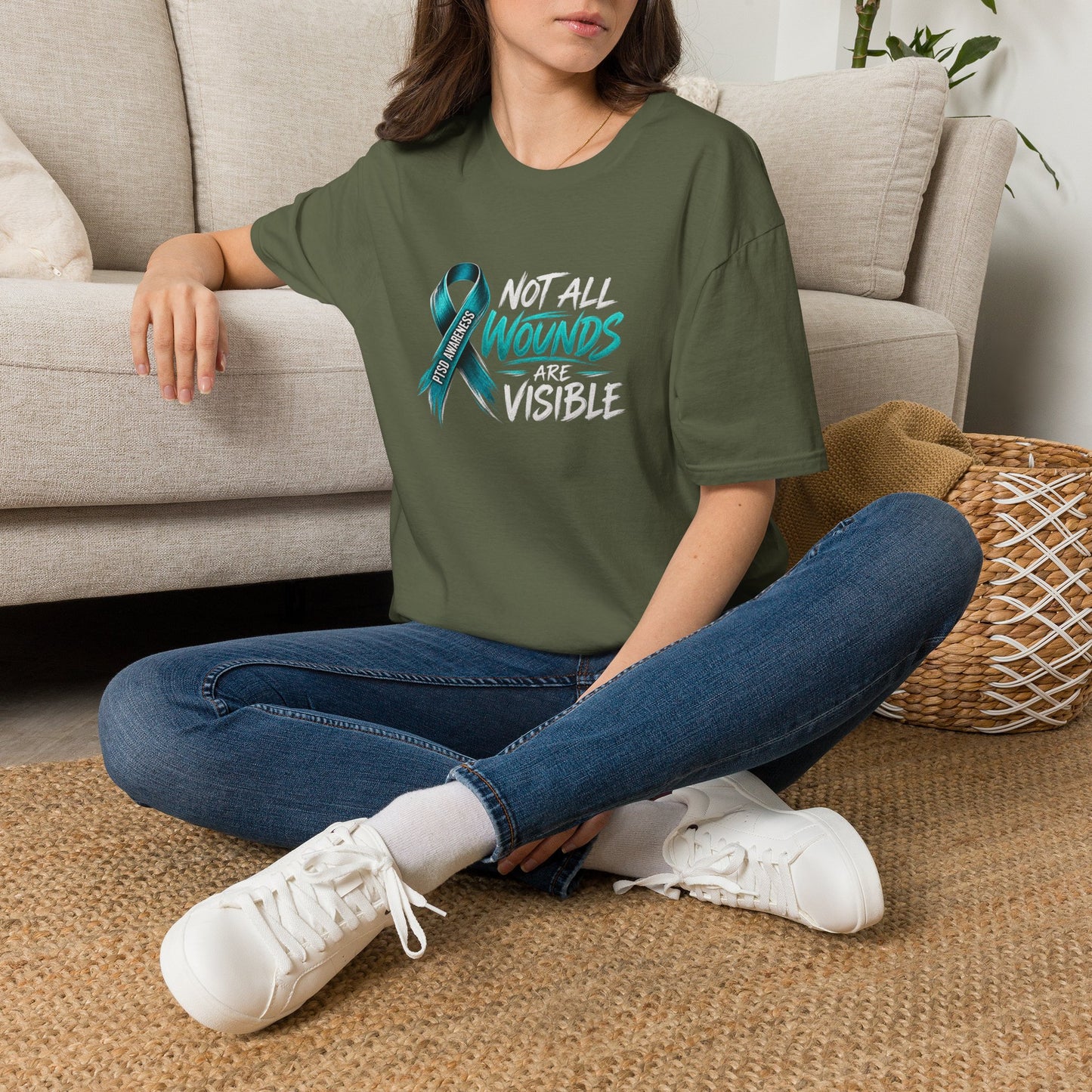 The Battle You Can't See - PTSD Awareness Tee Awareness Attire