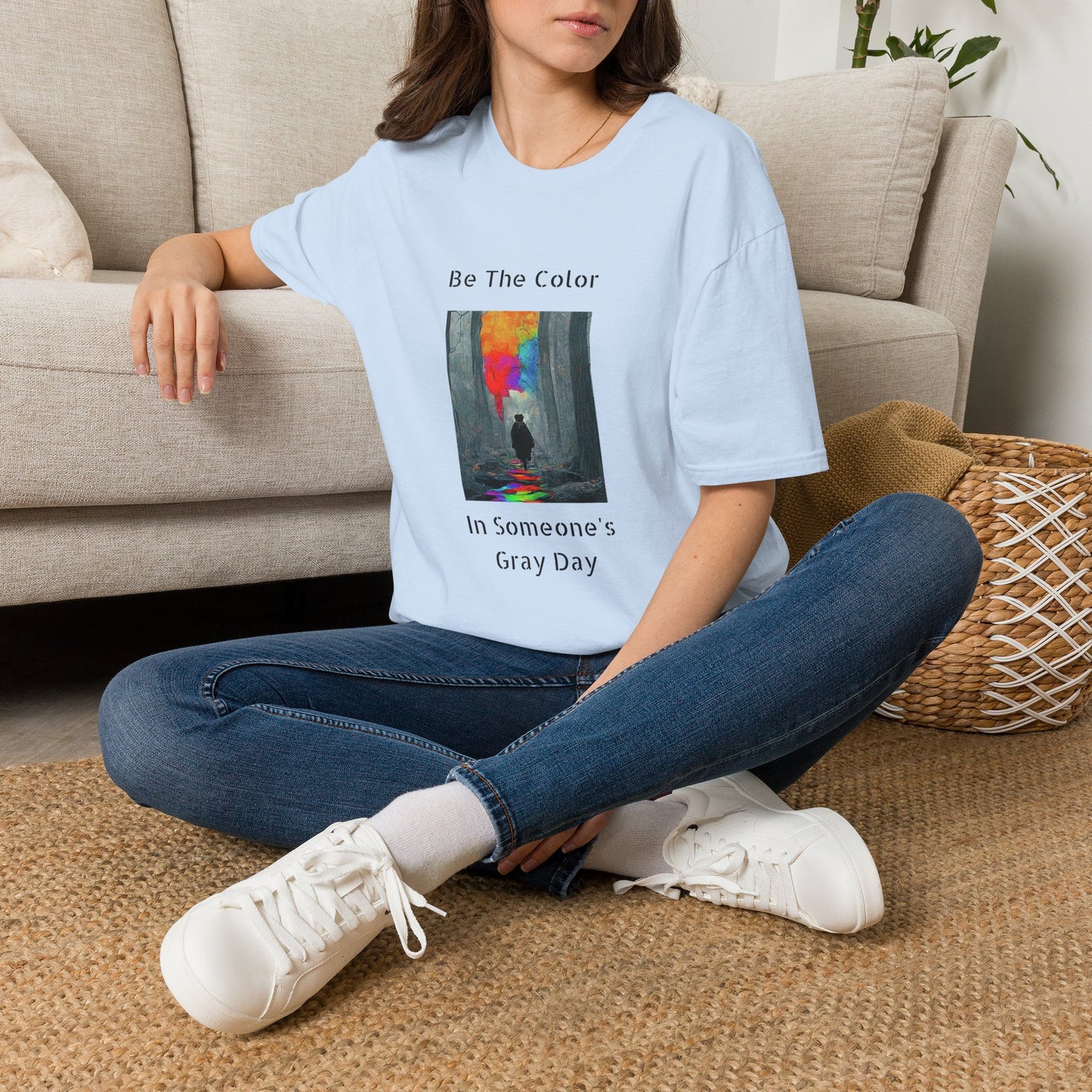 Be The Color Graphic Tee | Positivity & Kindness Apparel