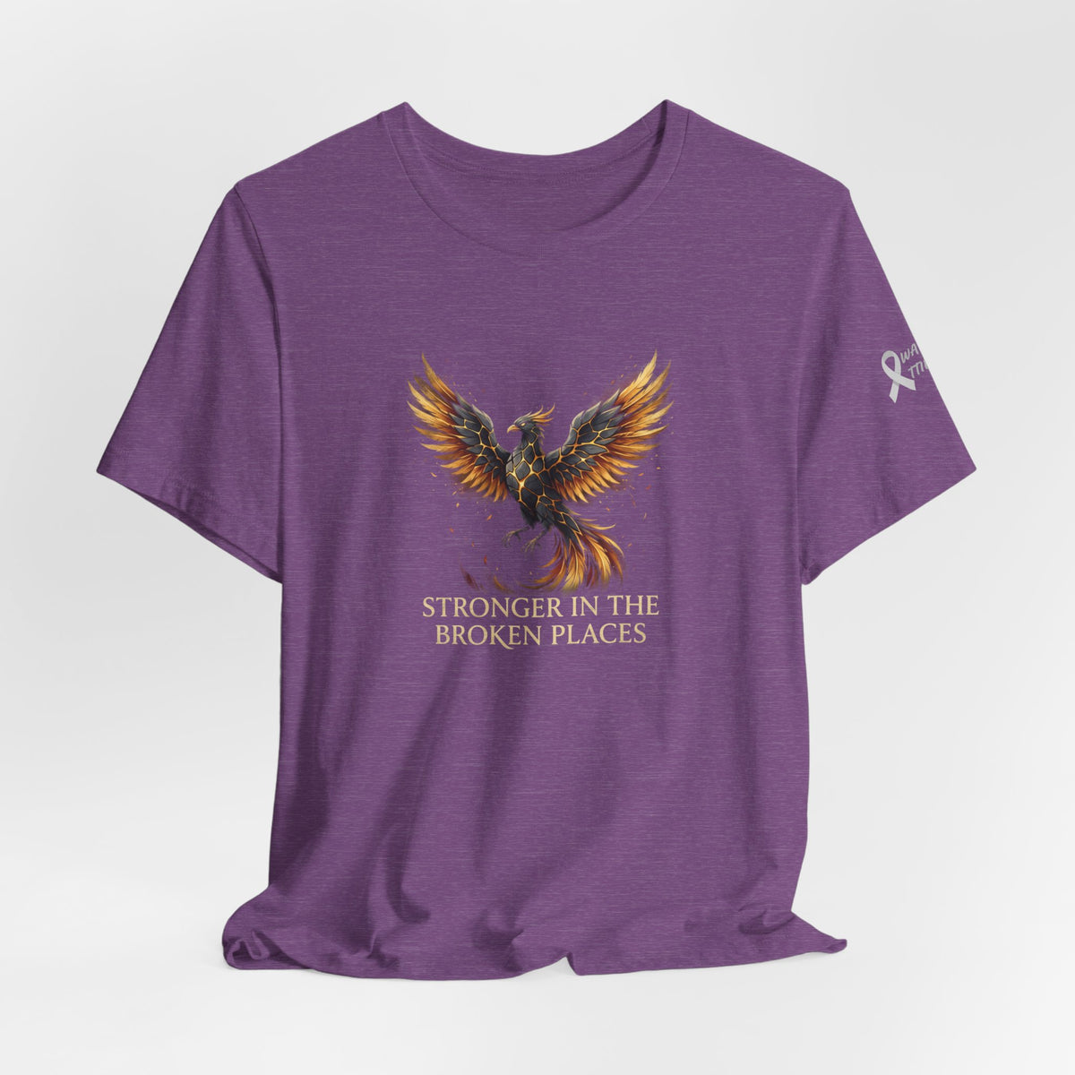 Stronger In The Broken Places Mental Health Tee