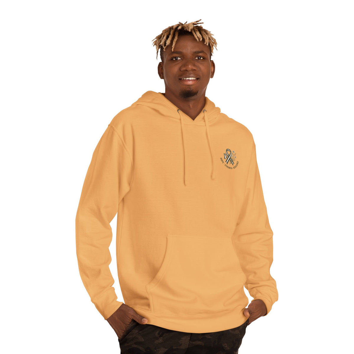 Bipolar Disorder Awareness Hoodie — Hope Strength Resilience Butterfly Design