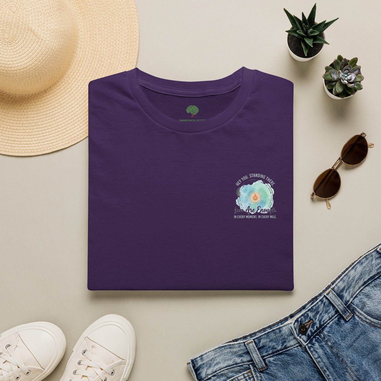 You Are Enough Tee — Inspirational Tee