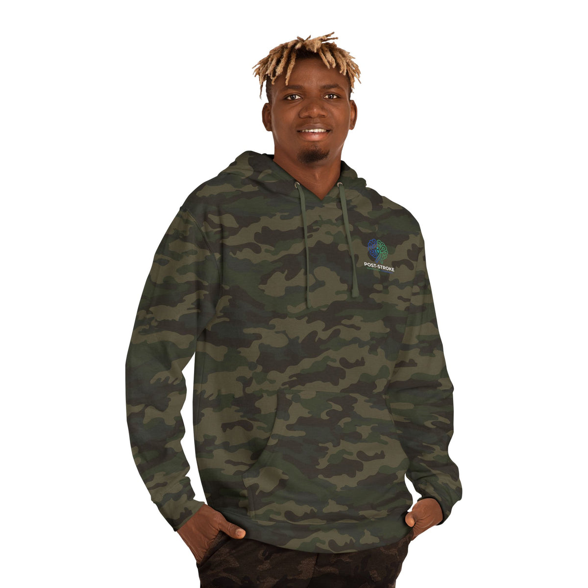 Rebuilding The Network Hoodie | Post-Stroke Depression & Neuroplasticity Heavyweight Hoodie
