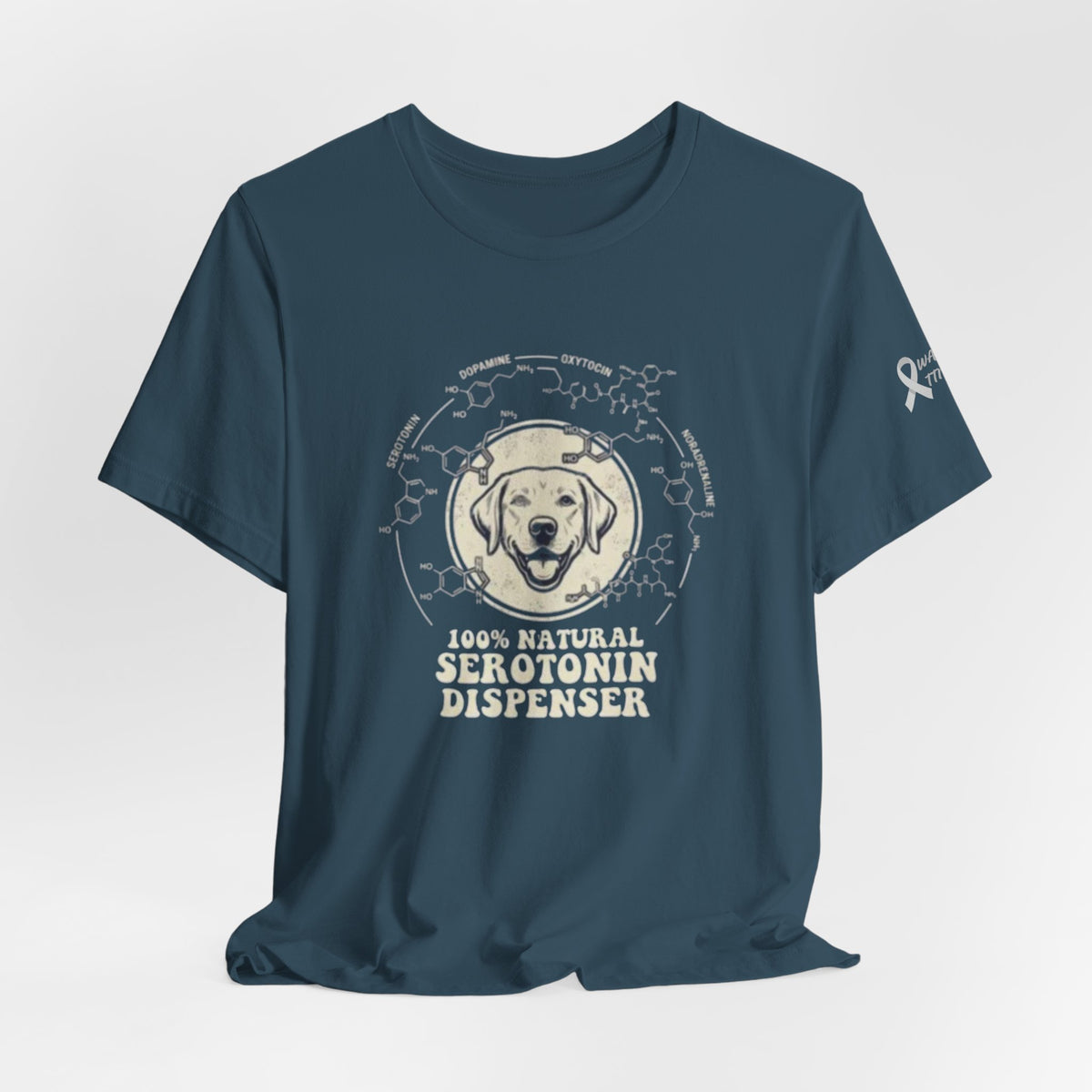 Dog: 100% Natural Serotonin Dispenser Graphic T-Shirt | Emotional Support Pet Apparel