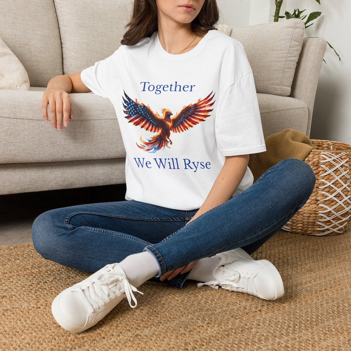 Together We Will Rise Graphic Tee | Phoenix Mascot Shirt
