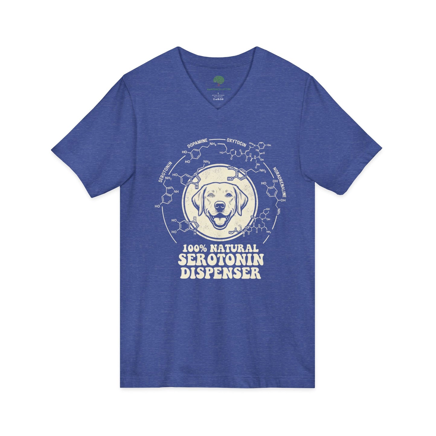 Dispenser Dog T-Shirt — 100% Natural Retro Pup Graphic Tee