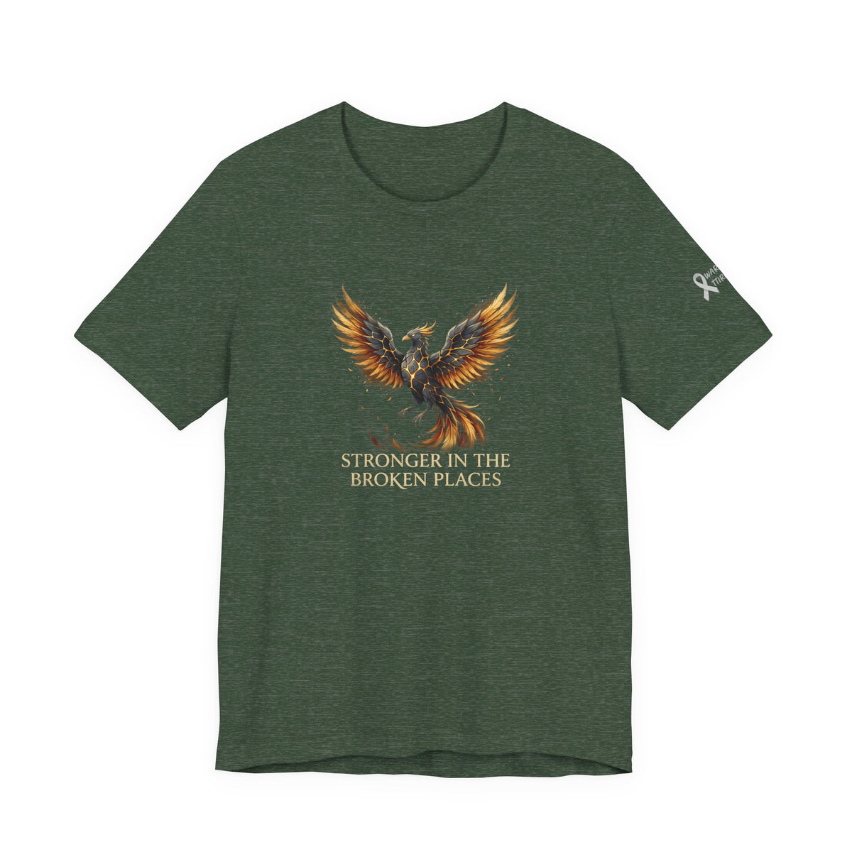 Stronger In The Broken Places Mental Health Tee