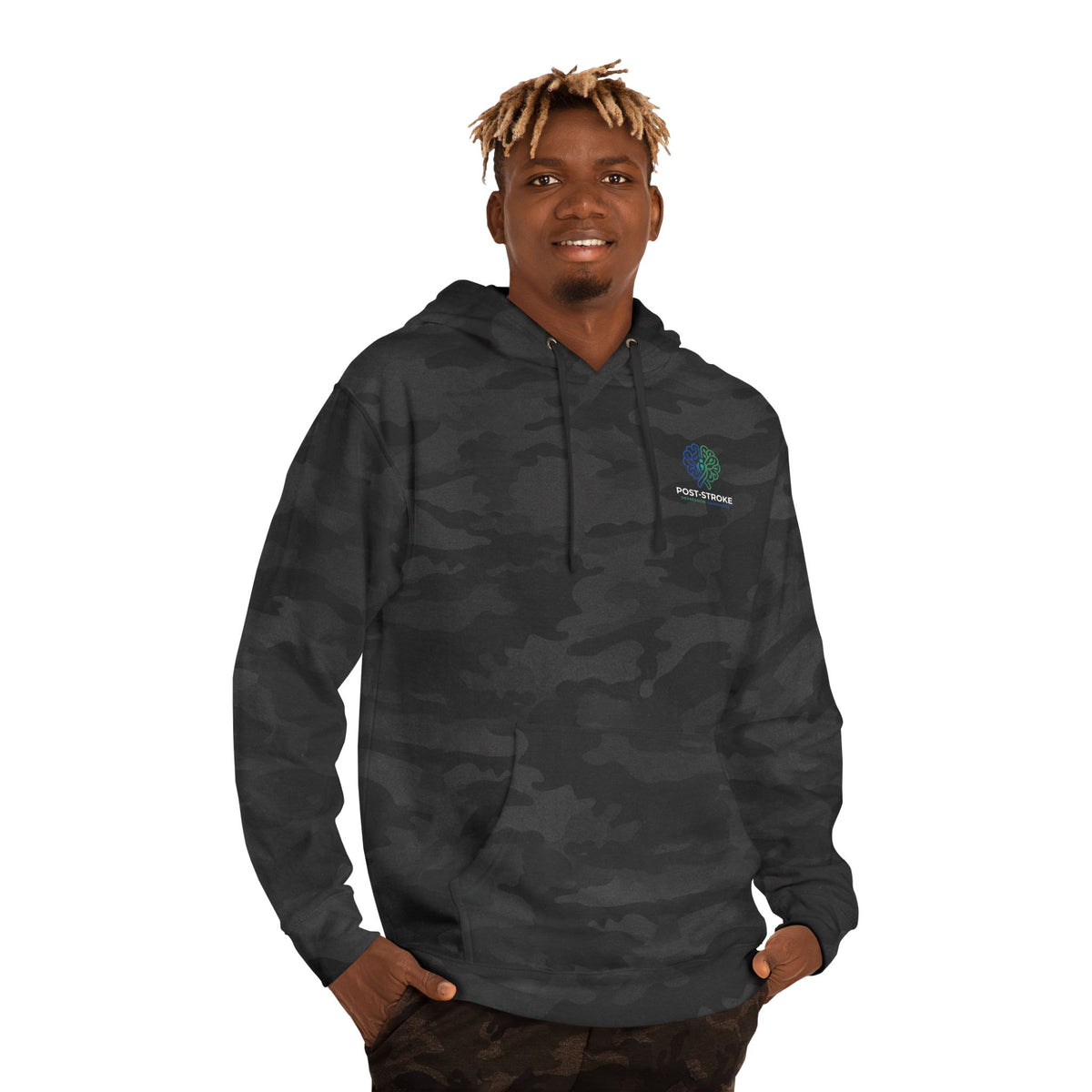 Rebuilding The Network Hoodie | Post-Stroke Depression & Neuroplasticity Heavyweight Hoodie