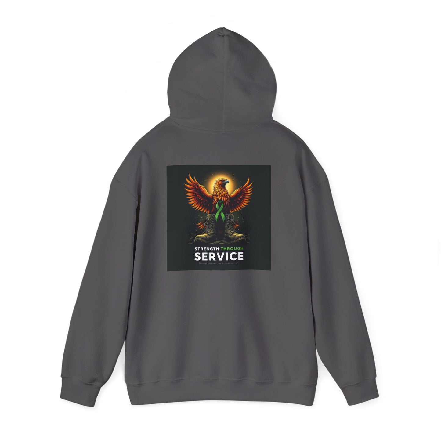 Strength Through Service Veteran Mental Health Hoodie
