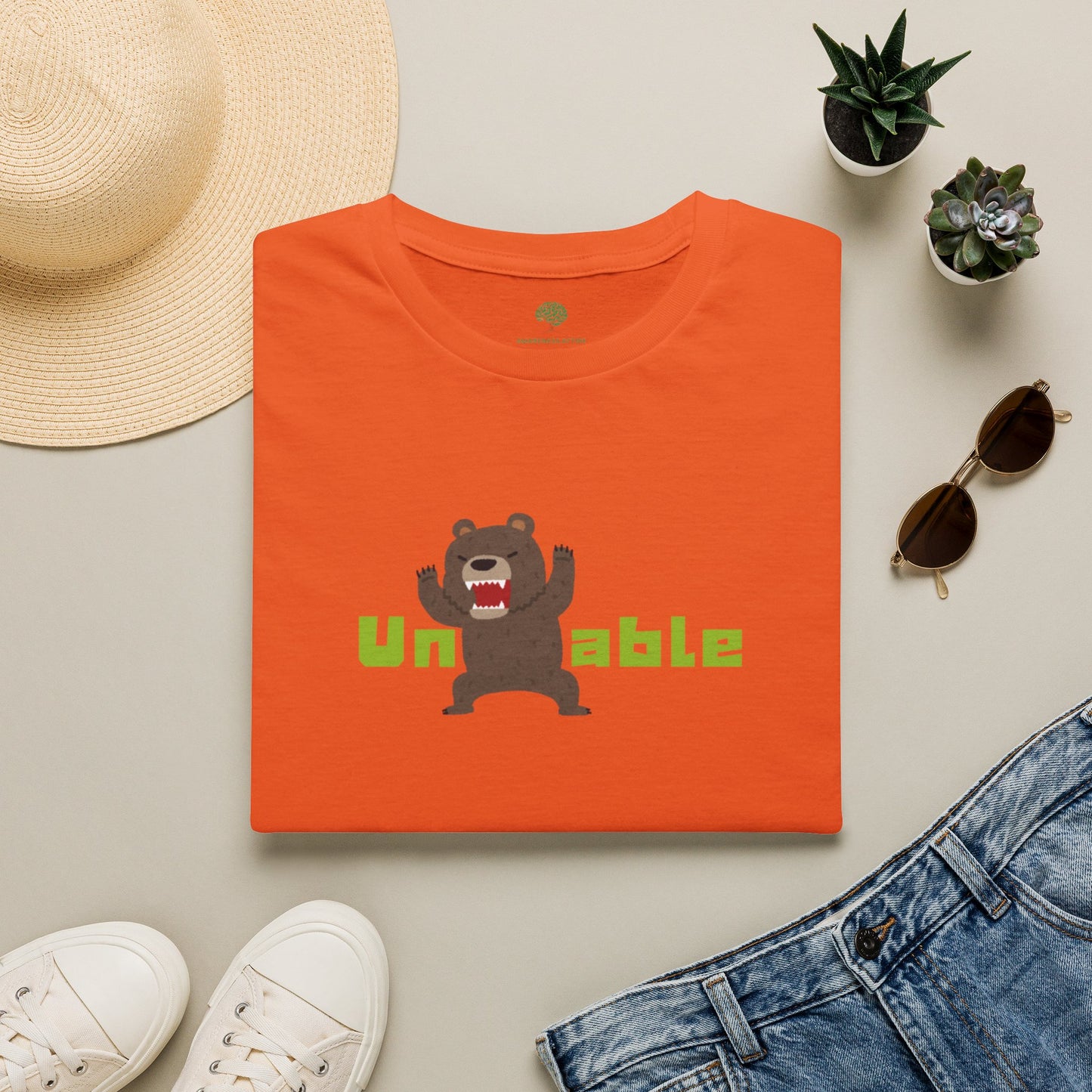 Unberable Graphic Tee | Sarcastic Cartoon Bear