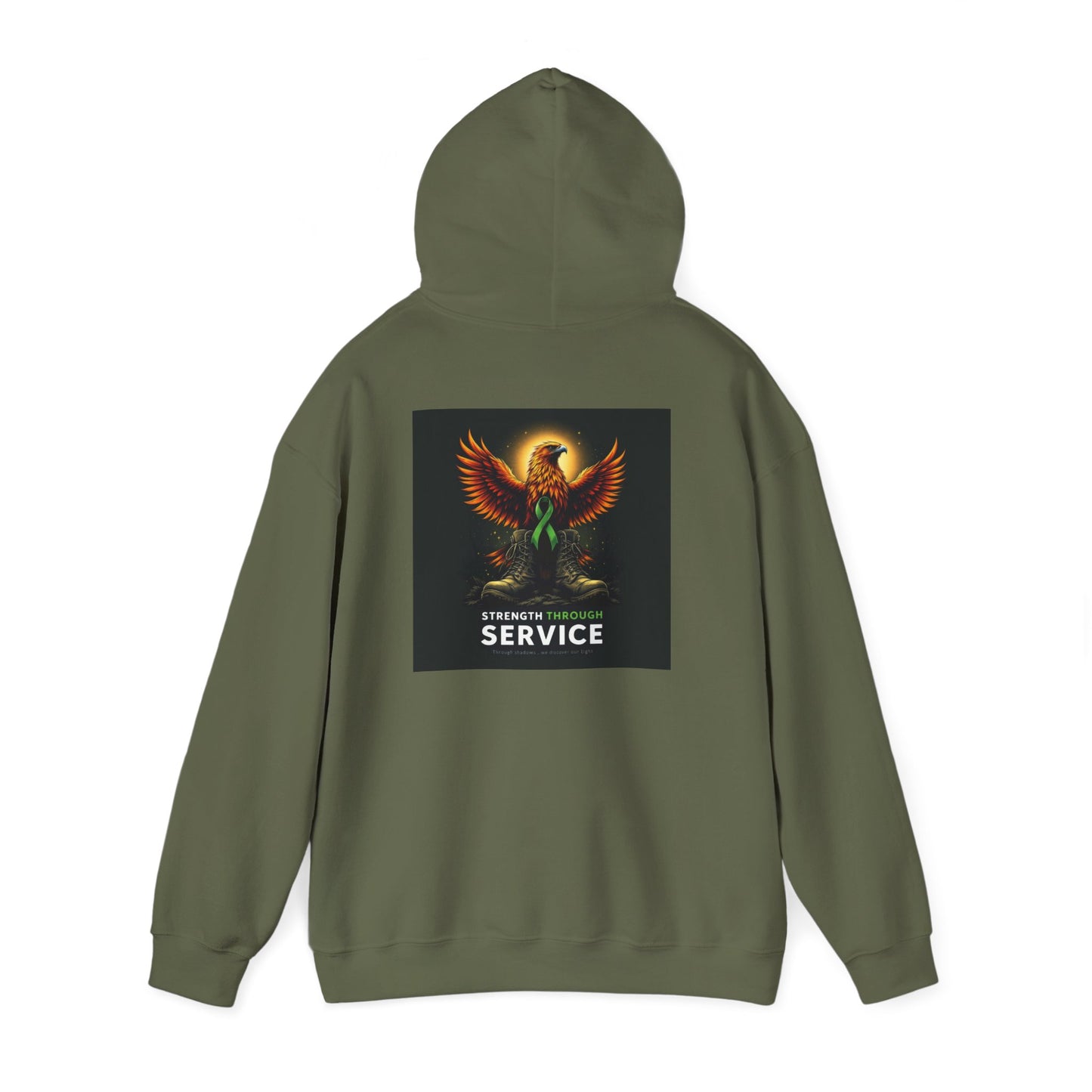 Strength Through Service Veteran Mental Health Hoodie