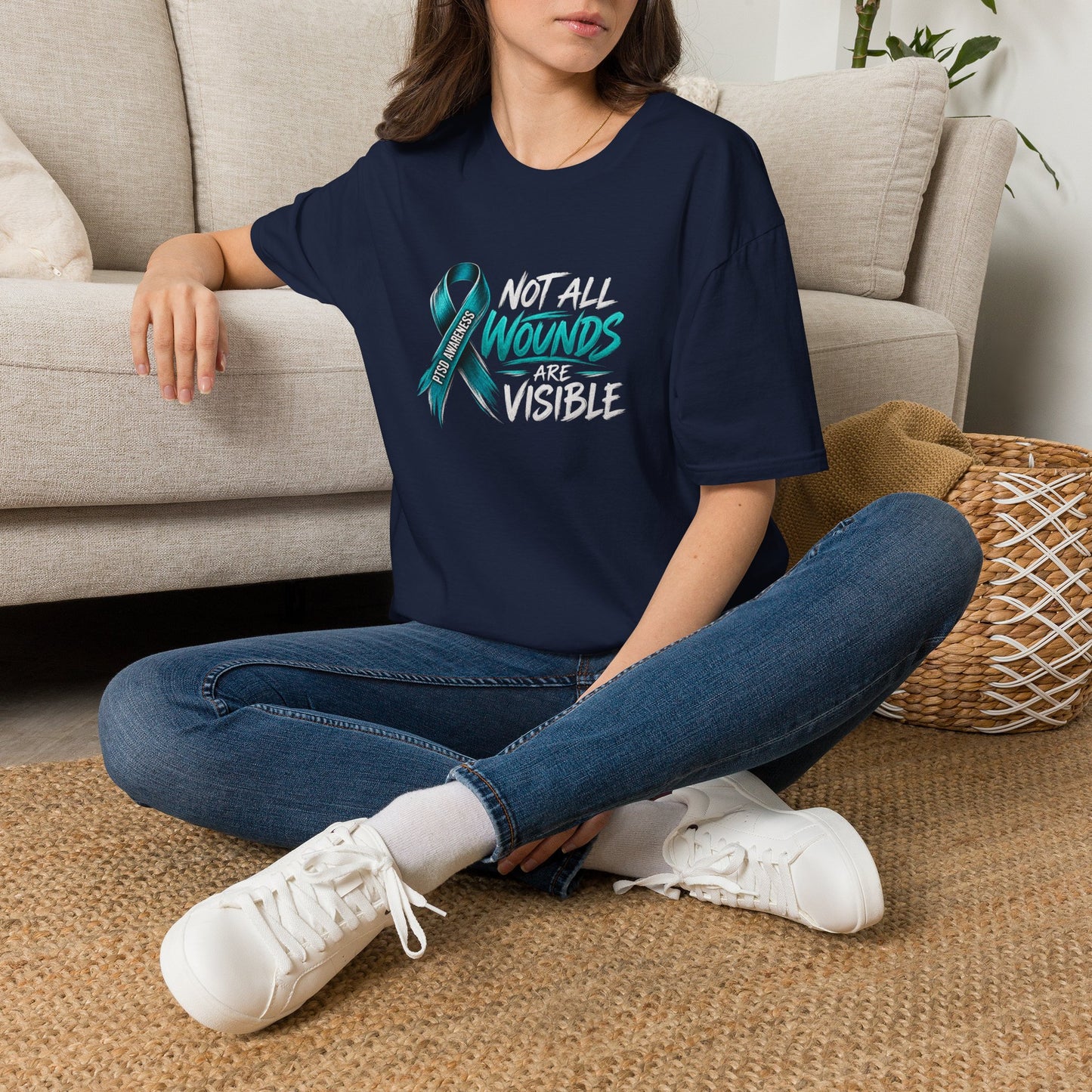 The Battle You Can't See - PTSD Awareness Tee Awareness Attire