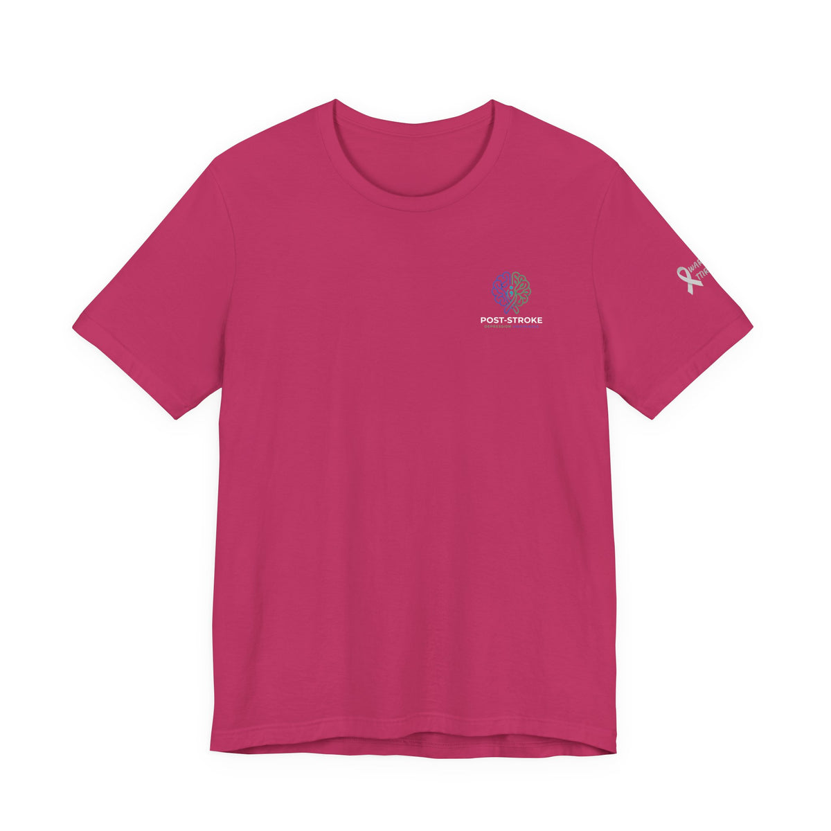 Rebuilding The Network Tee | Post-Stroke Depression & Neuroplasticity Heavyweight T-Shirt
