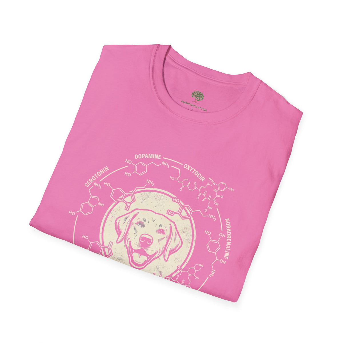 Dog 100% Natural Serotonin Dispenser / Mental Health Awareness Tee / Awareness Attire