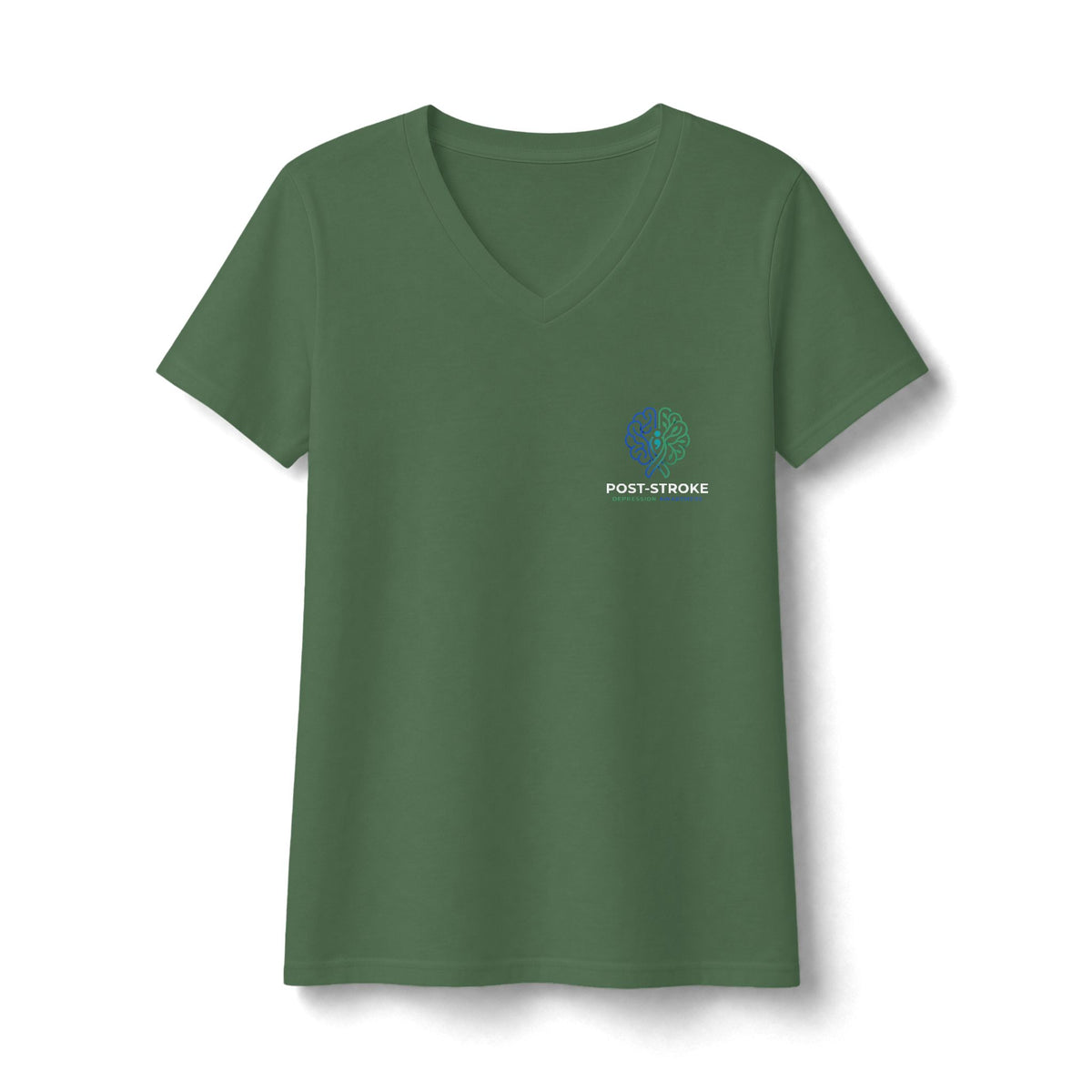 The Storm Cleared  V Neck| Post-Stroke Depression & Neuroplasticity V Neck