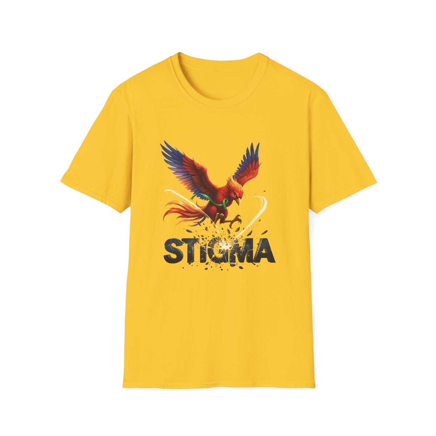 Attacking Stigma T-Shirt | Ryse the Phoenix Mascot