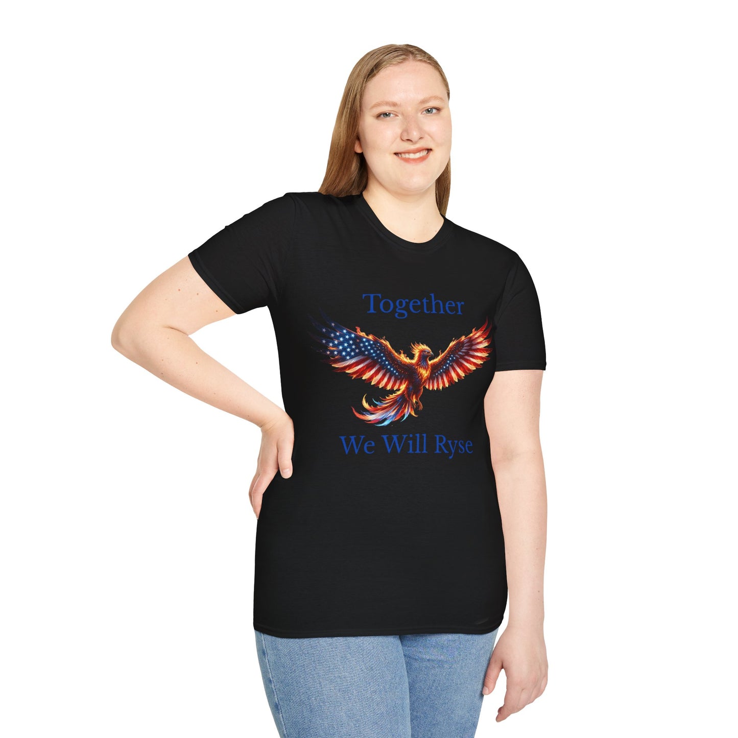 Together We Will Rise Graphic Tee | Phoenix Mascot Shirt