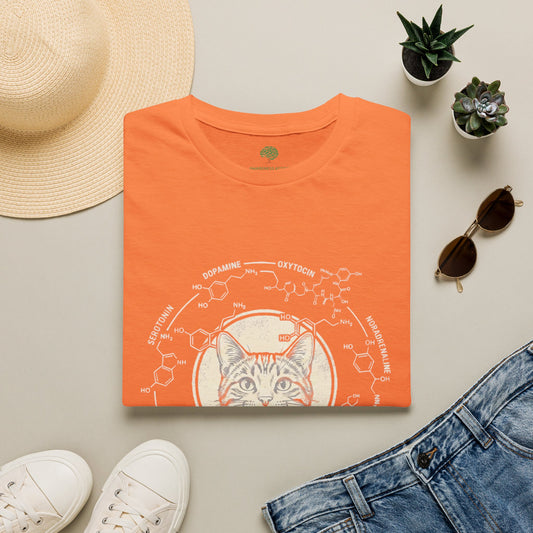 100% Natural Serotonin Dispenser Cat Graphic Tee