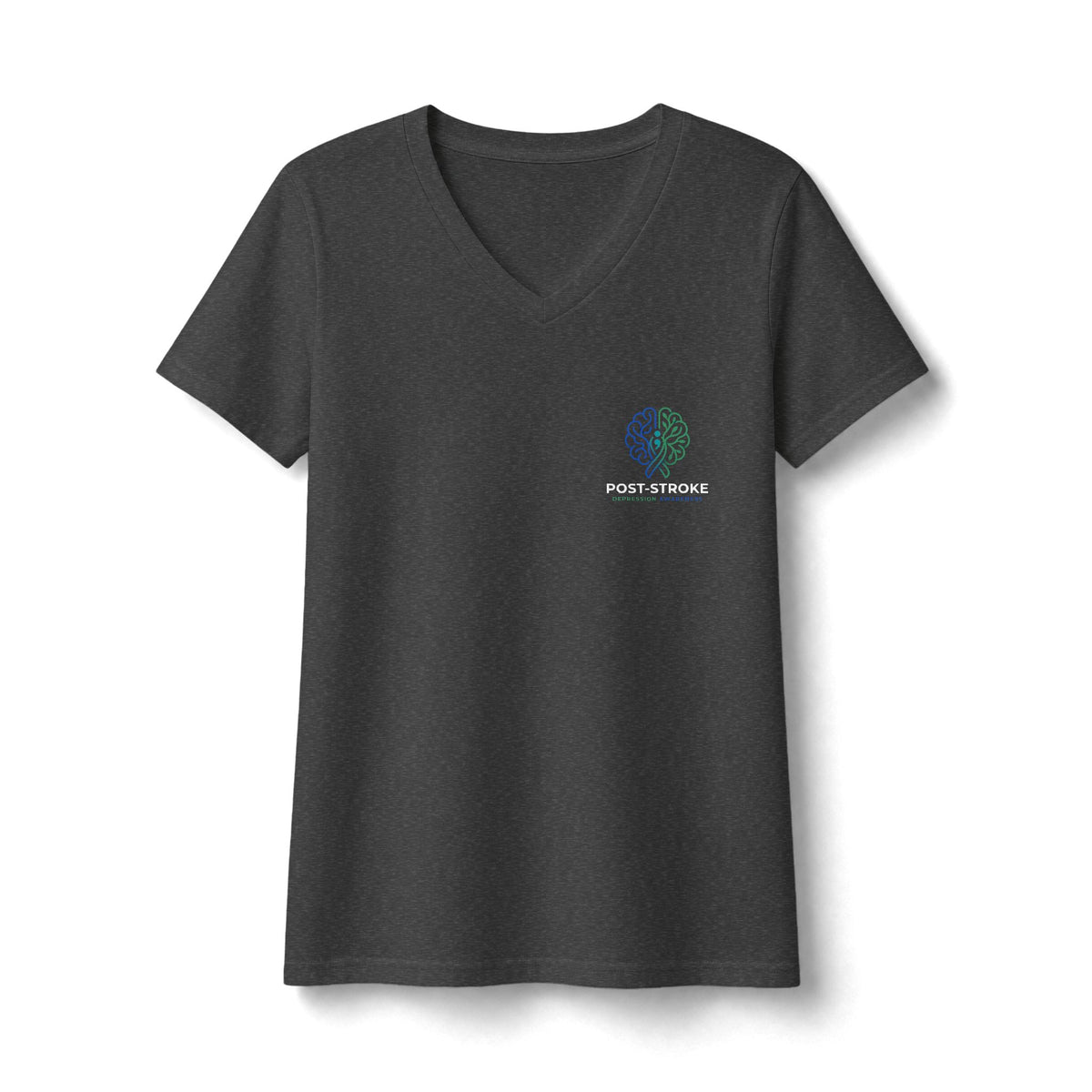 The Storm Cleared  V Neck| Post-Stroke Depression & Neuroplasticity V Neck