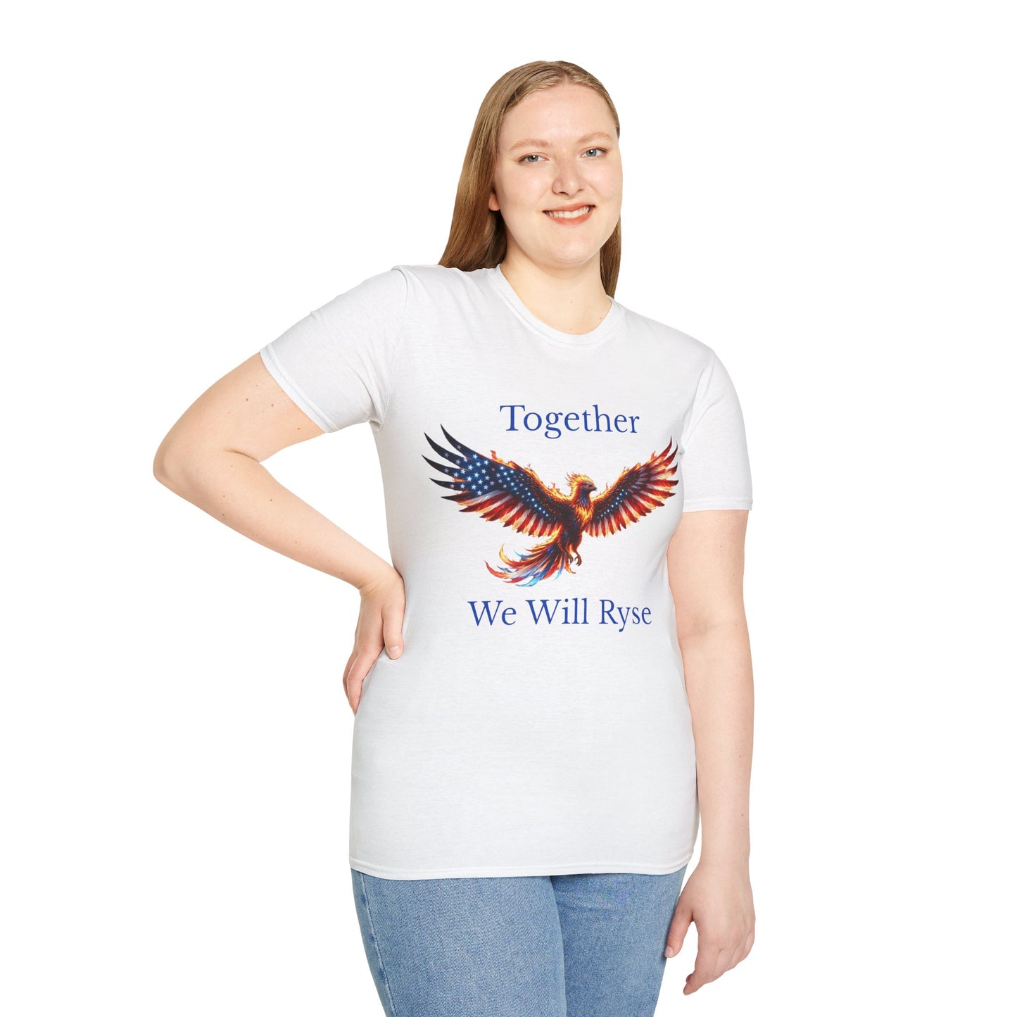 Together We Will Rise Graphic Tee | Phoenix Mascot Shirt