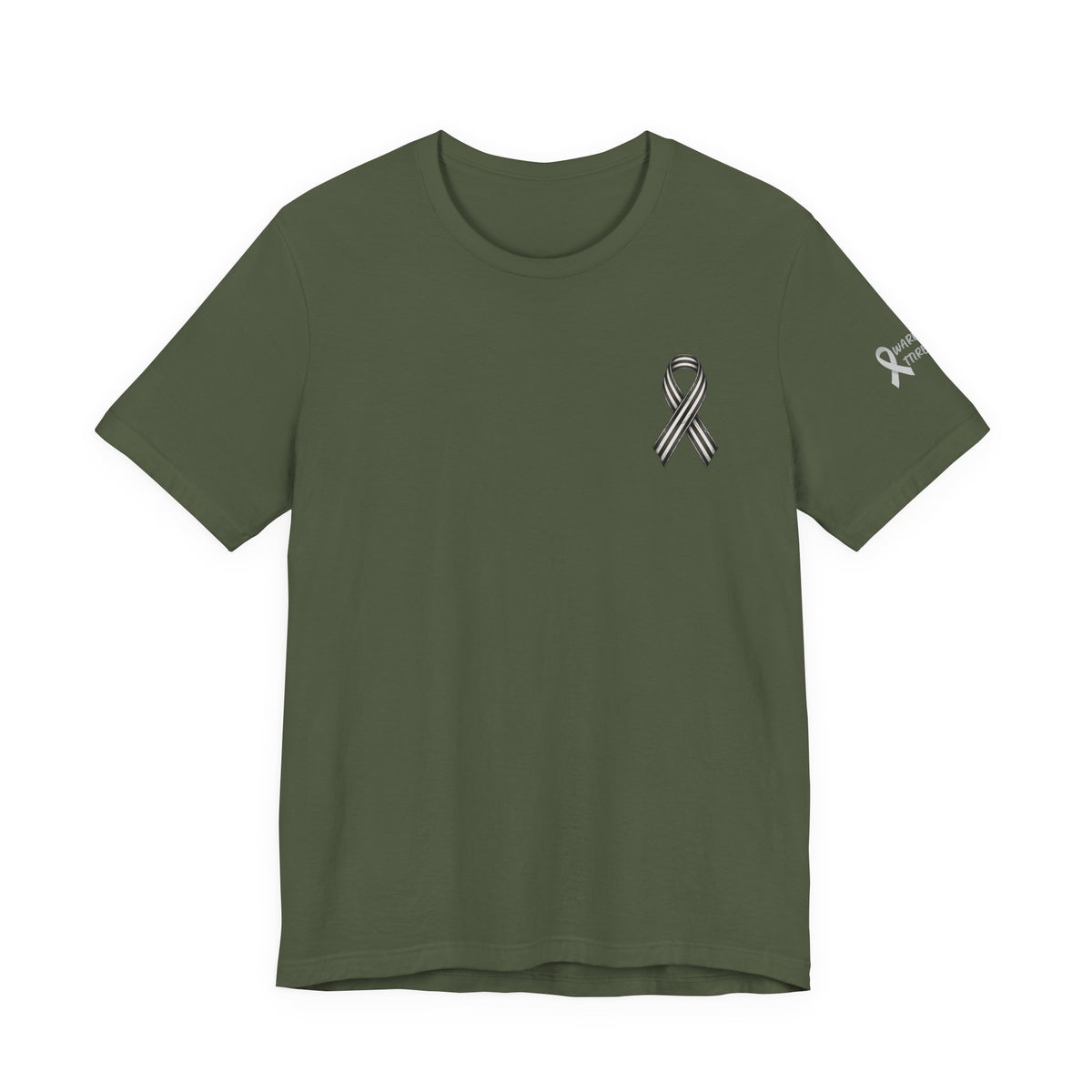 Re-Calibrating Ribbon Tee — Awareness Support Short Sleeve Shirt