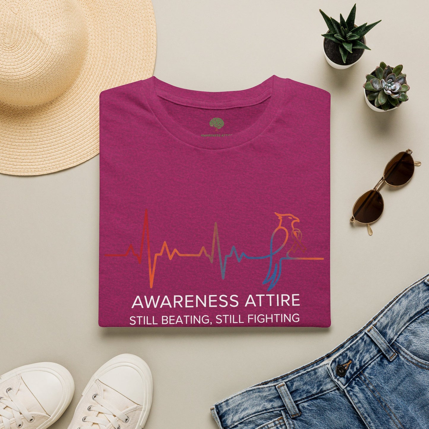 “Still Beating, Still Fighting” Heartbeat Awareness T-Shirt