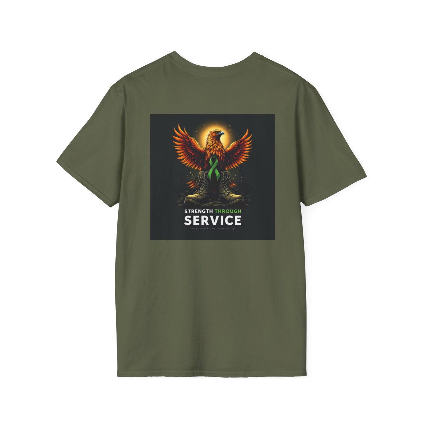 Strength Through Service Veteran Mental Health V Neck