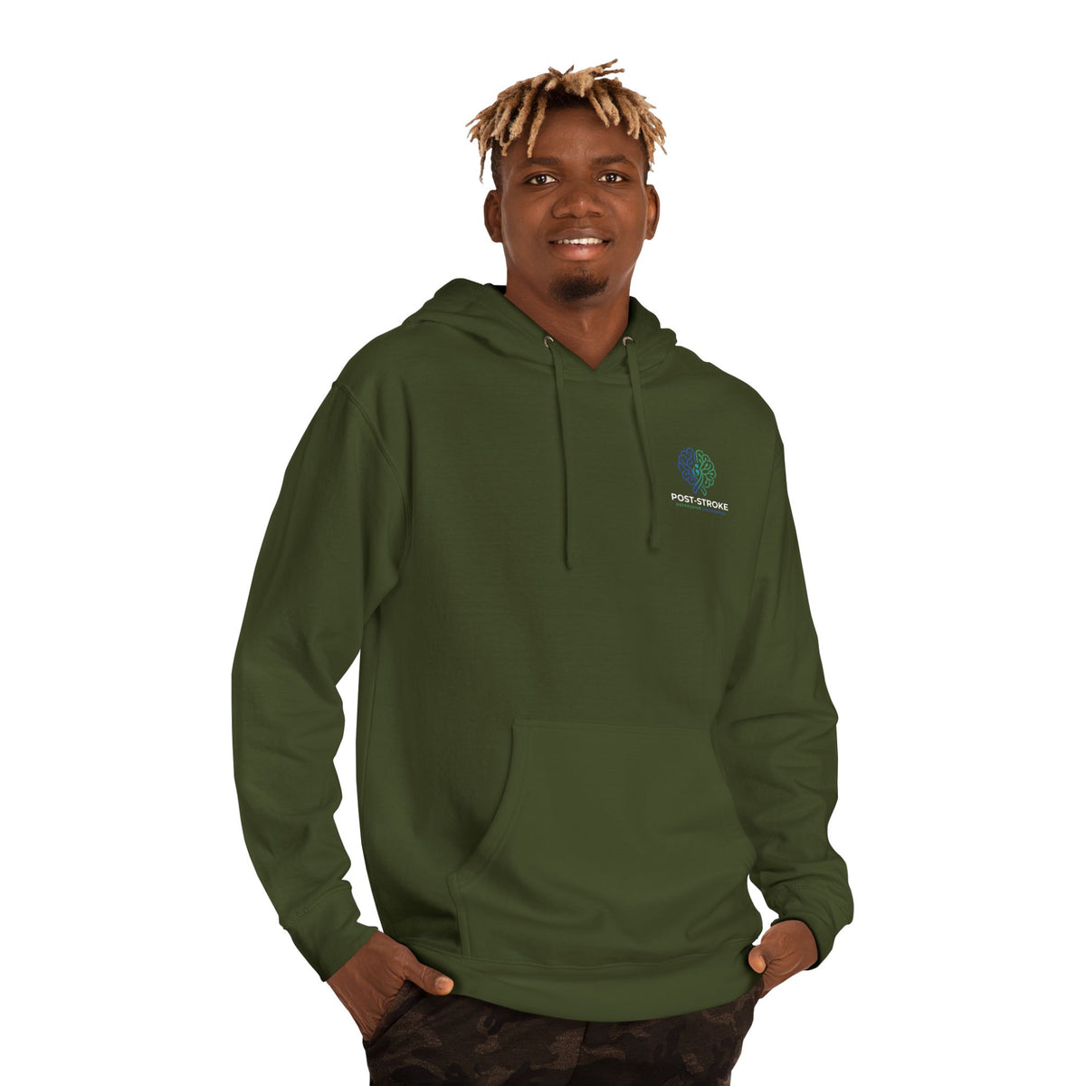 Surviving The Aftershock Hoodie | Post-Stroke Depression & Recovery Heavyweight Hoodie
