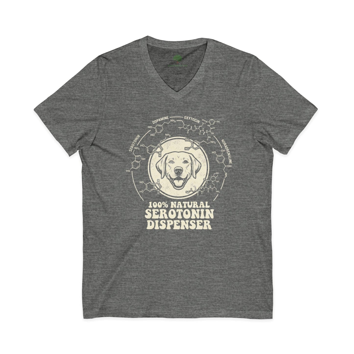 Dispenser Dog T-Shirt — 100% Natural Retro Pup Graphic Tee