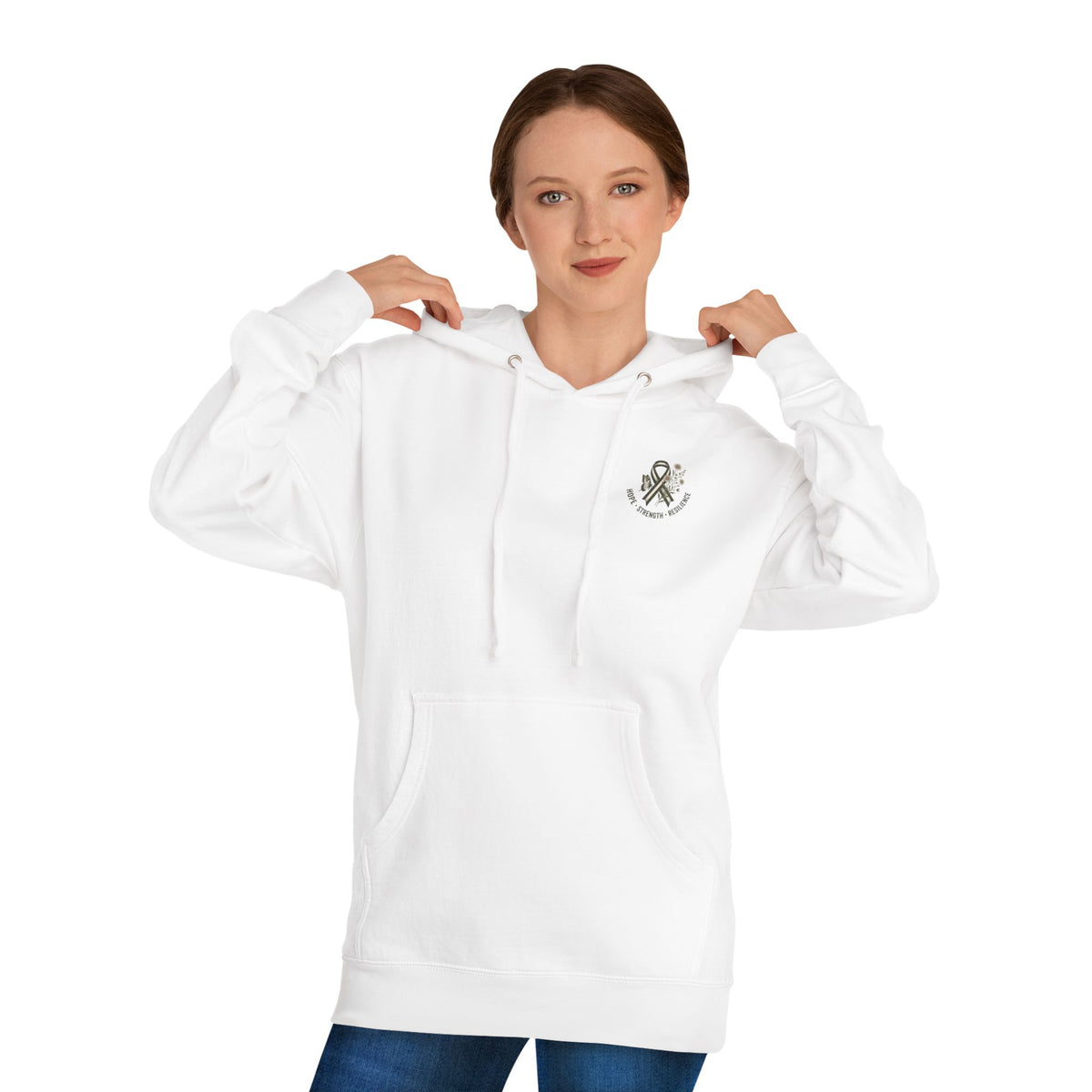 Bipolar Disorder Awareness Hoodie — Hope Strength Resilience Butterfly Design