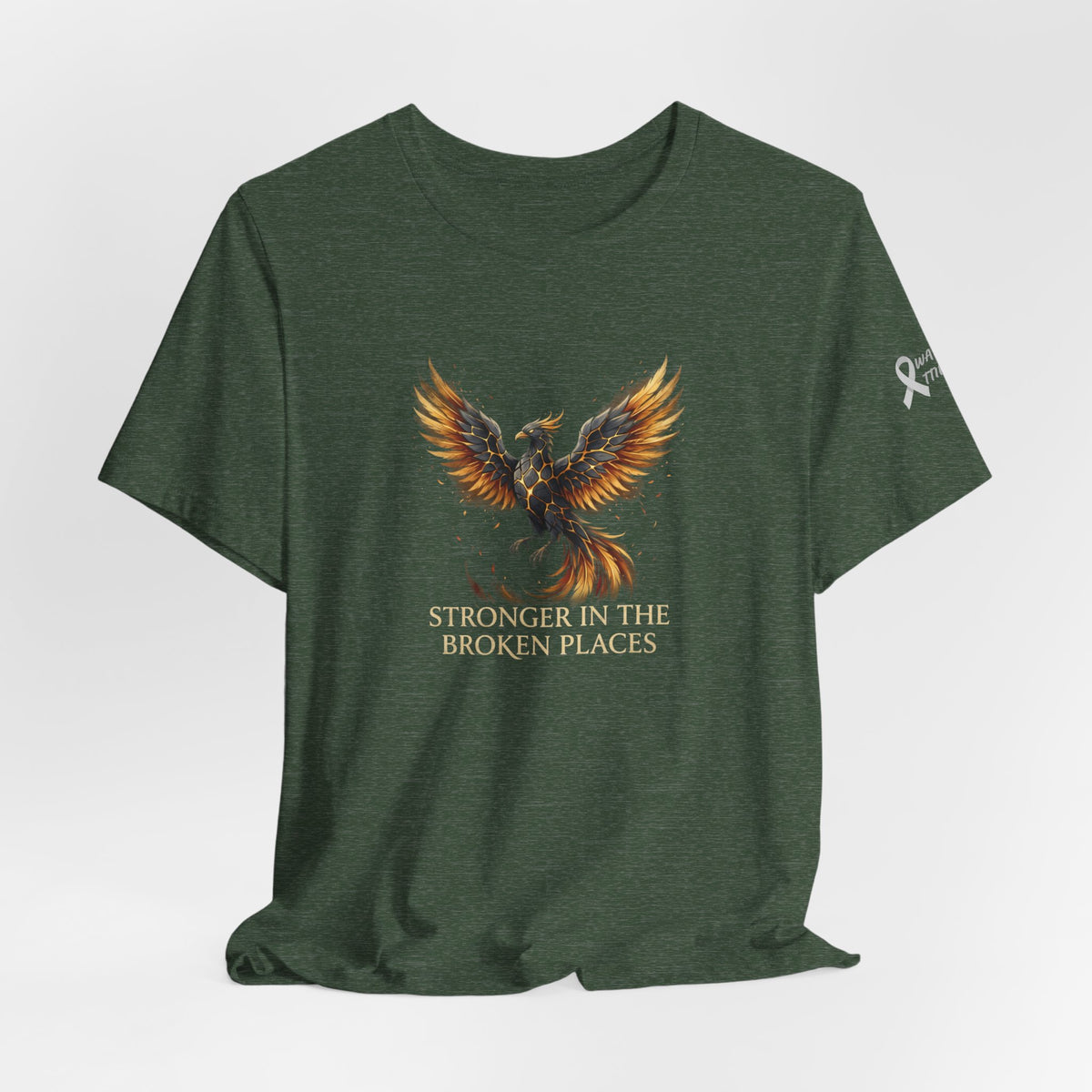 Stronger In The Broken Places Mental Health Tee