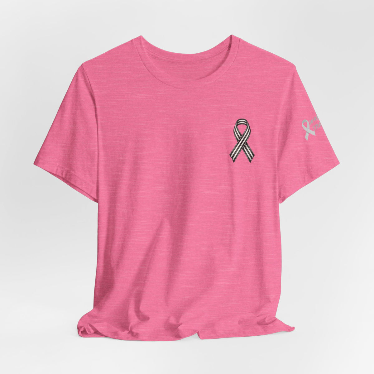 Re-Calibrating Ribbon Tee — Awareness Support Short Sleeve Shirt