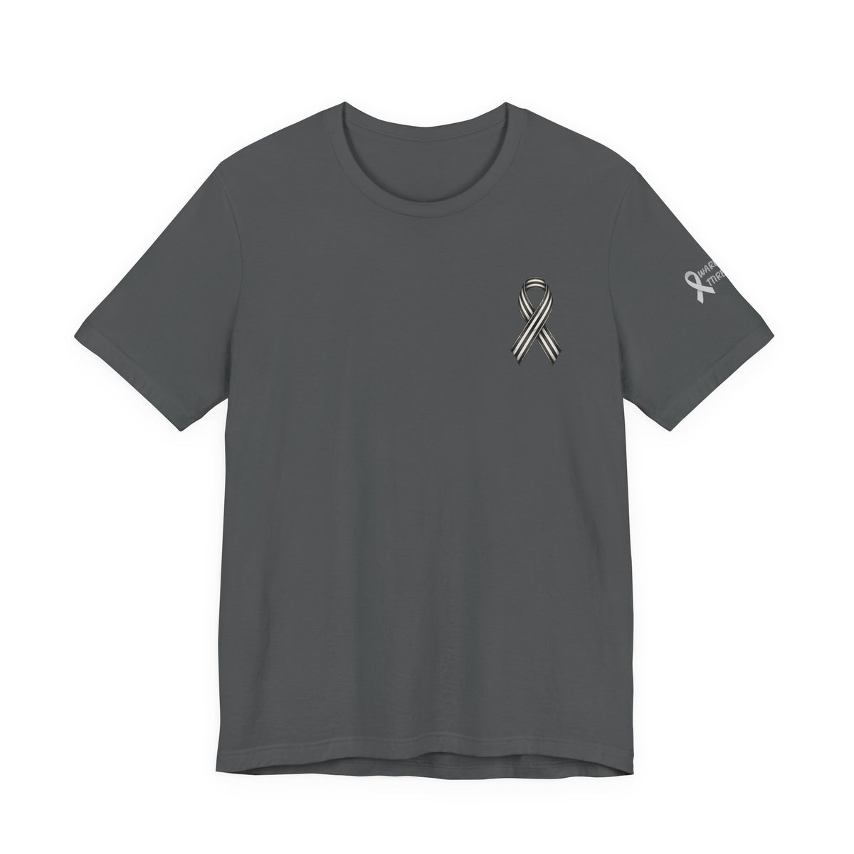 Re-Calibrating Ribbon Tee — Awareness Support Short Sleeve Shirt