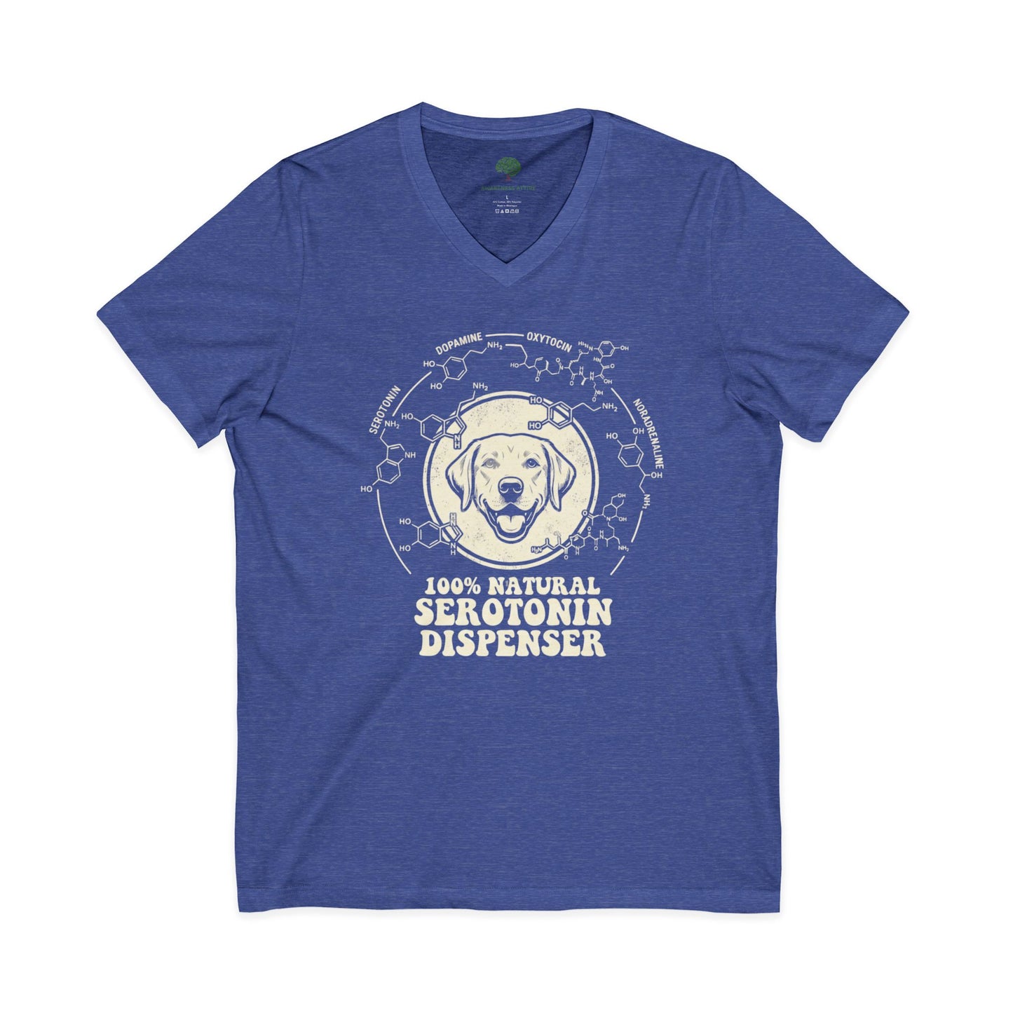 Dispenser Dog T-Shirt — 100% Natural Retro Pup Graphic Tee