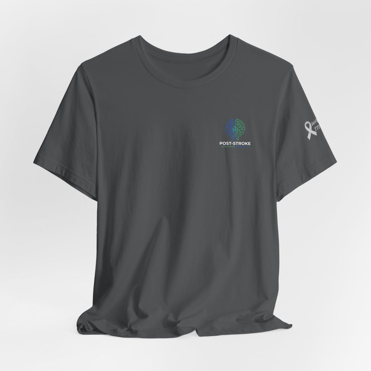 Rebuilding The Network Tee | Post-Stroke Depression & Neuroplasticity Heavyweight T-Shirt