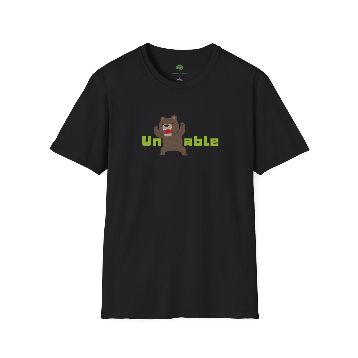 Unberable Graphic Tee | Sarcastic Cartoon Bear