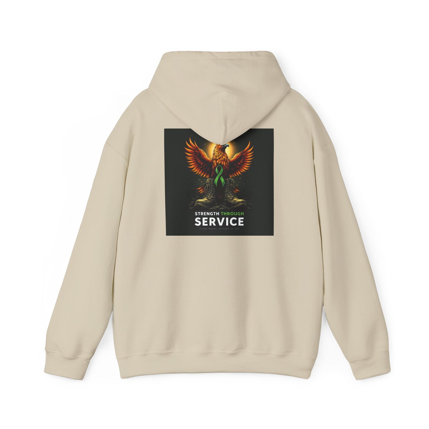 Strength Through Service Veteran Mental Health Hoodie