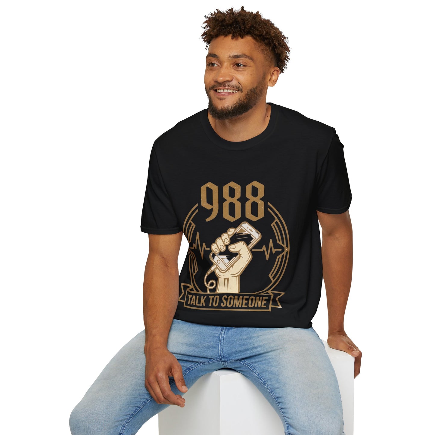 988 "Talk To Someone" Retro Graphic Tee