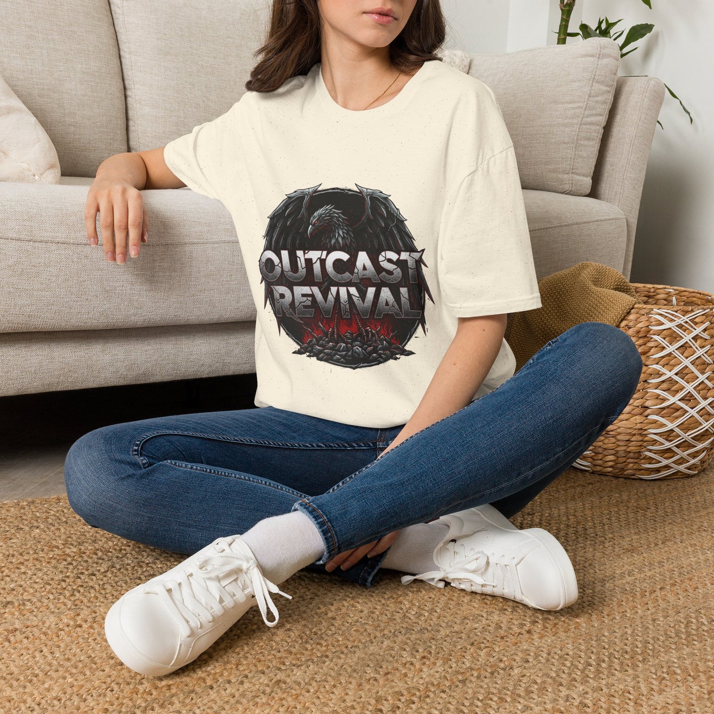 Outcast Revival Band Tee — Gothic Rock Concert Shirt