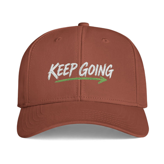 Keep Going Embroidered Cap — Mental Health Baseball Cap