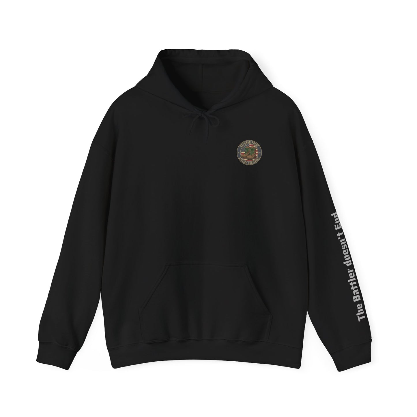 Service Continues. Support Continues Veteran Mental Health Hoodie