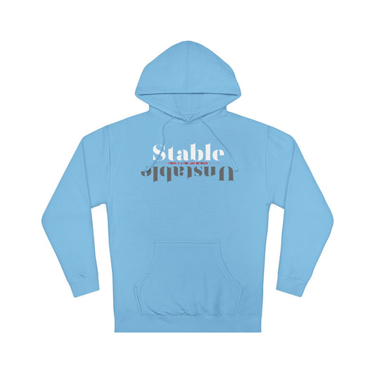 Stable/Unstable Fine Line Mental Health Hoodie
