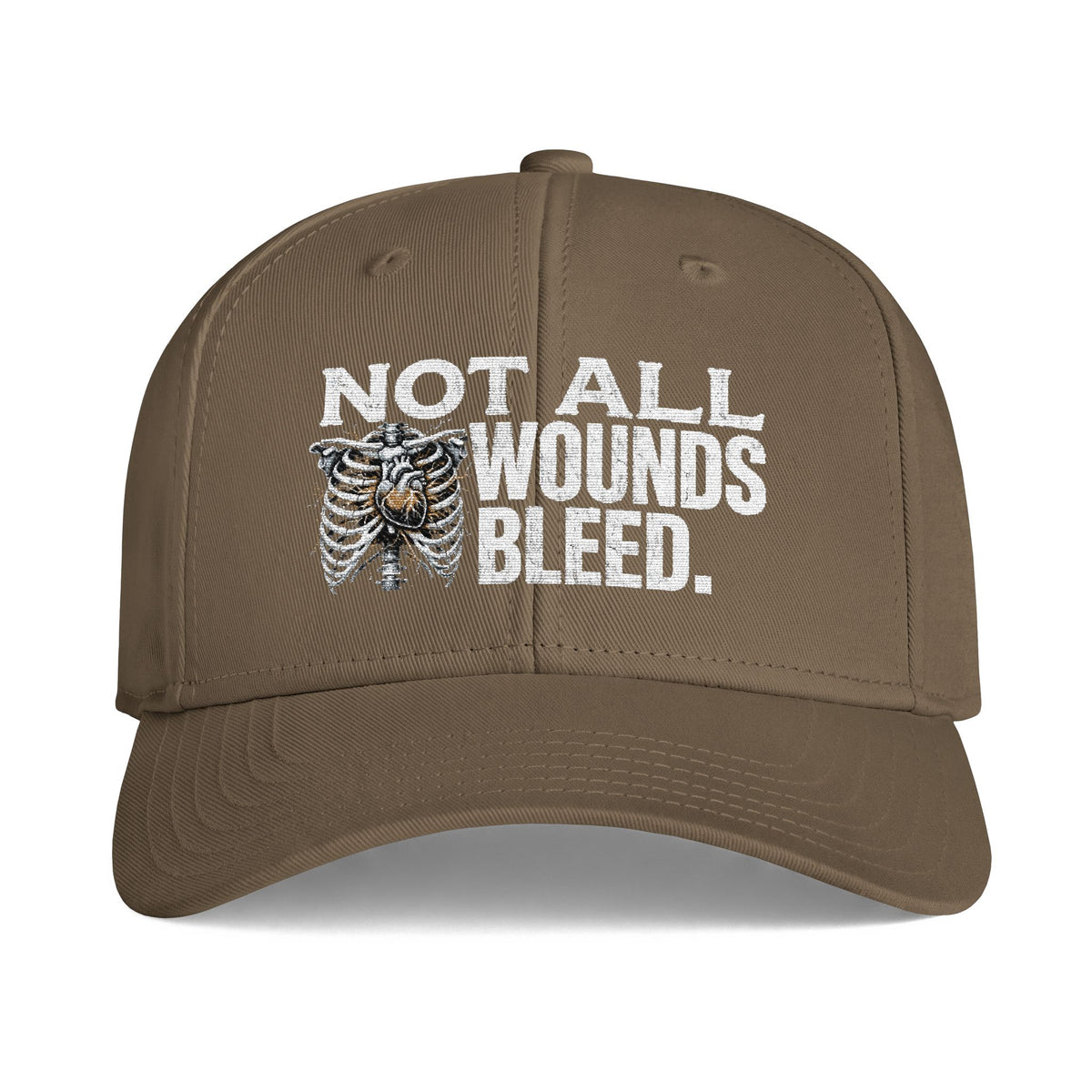 "Not All Wounds Bleed" Ribcage Mental Health Awareness Cap