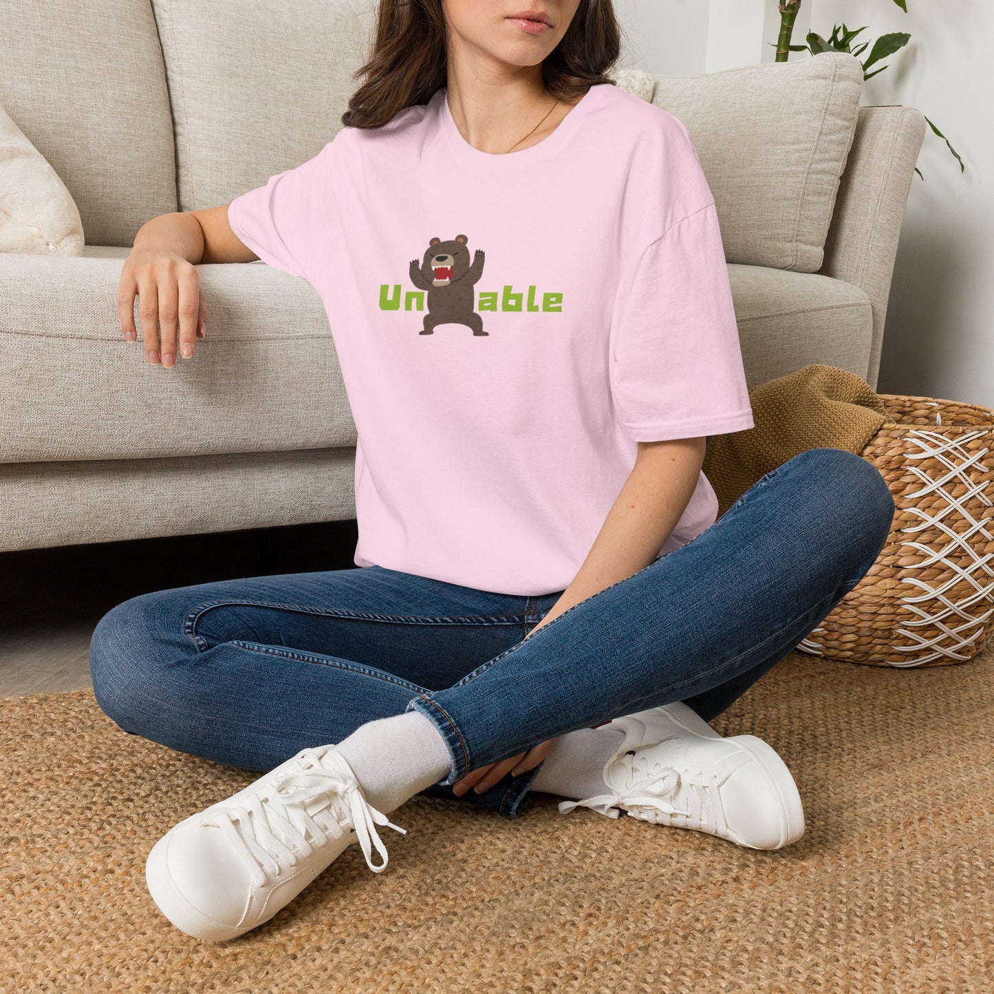 Unberable Graphic Tee | Sarcastic Cartoon Bear