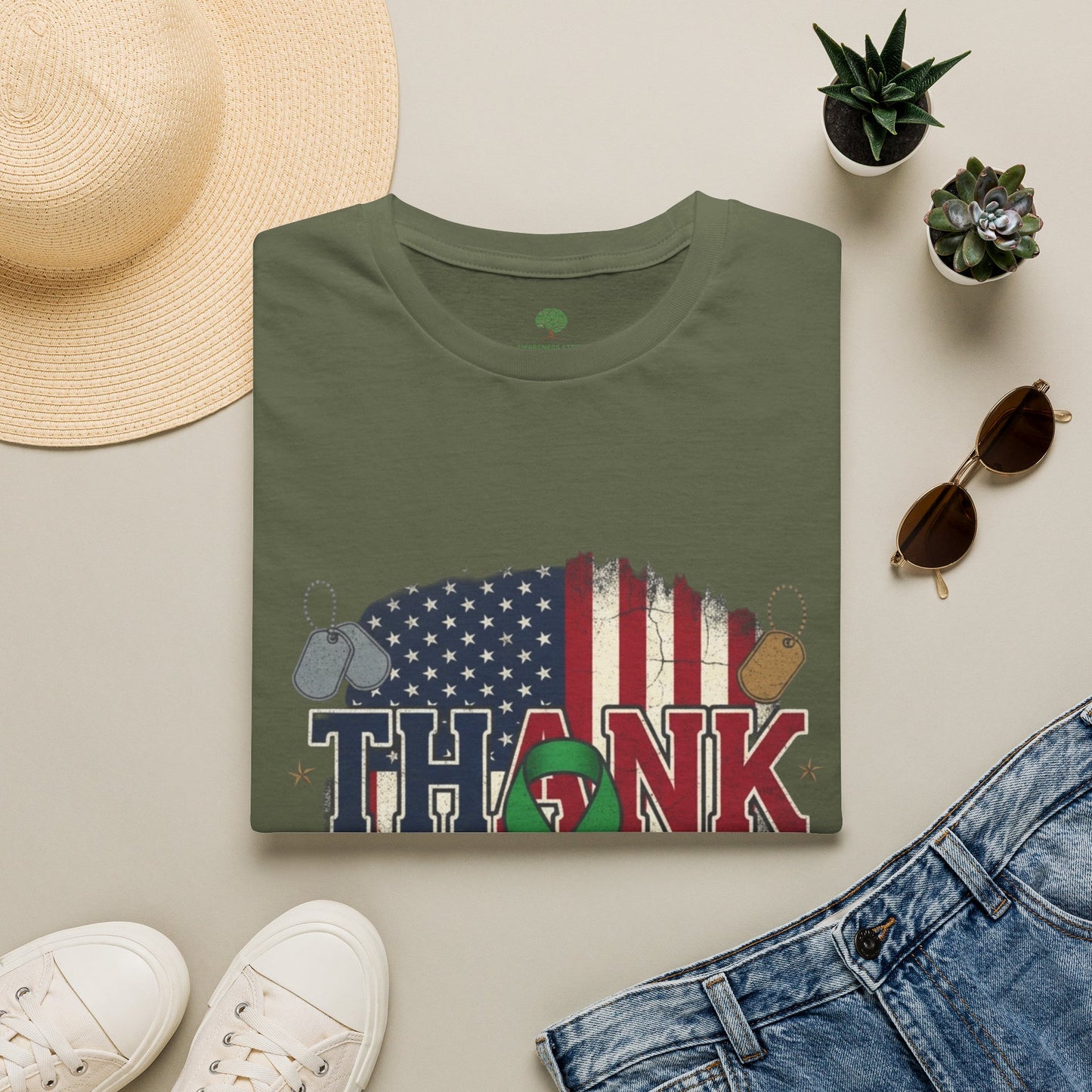 Gratitude in Action Veteran Mental Health Tee