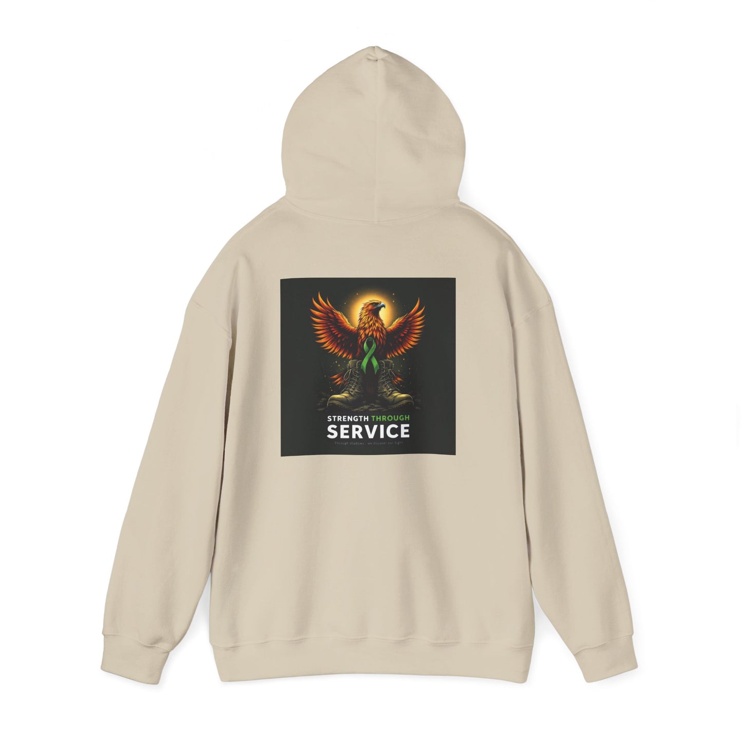 Strength Through Service Veteran Mental Health Hoodie