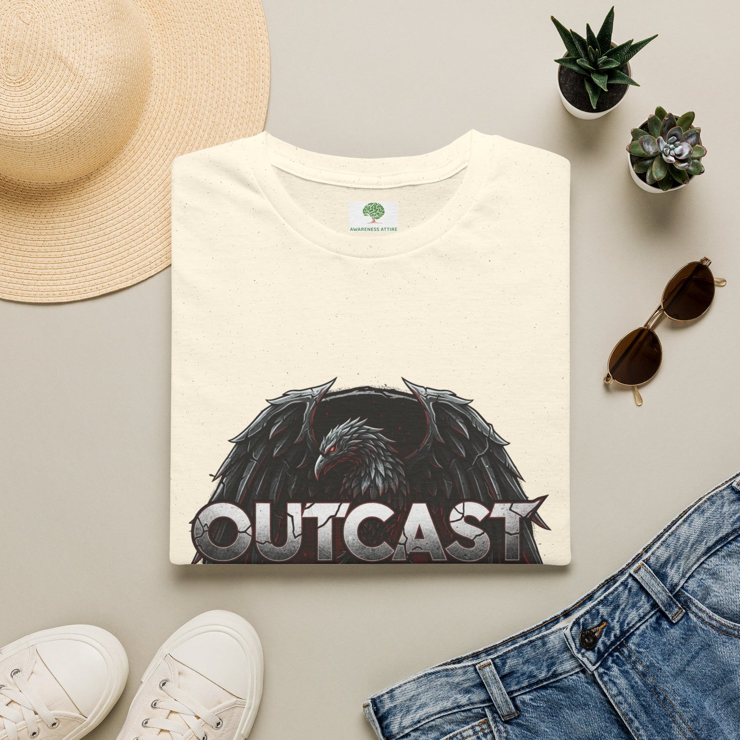 Outcast Revival Band Tee — Gothic Rock Concert Shirt