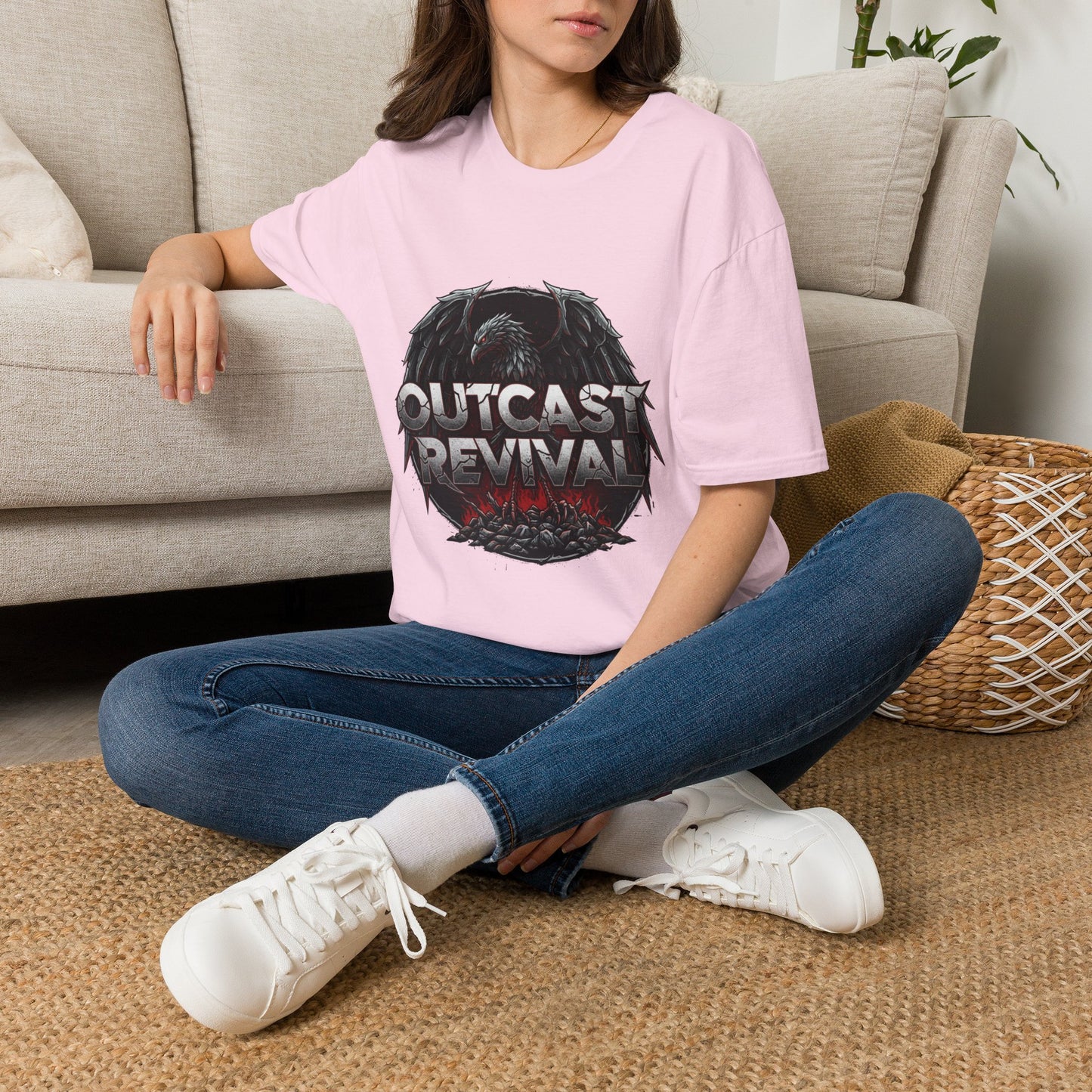 Outcast Revival Band Tee — Gothic Rock Concert Shirt