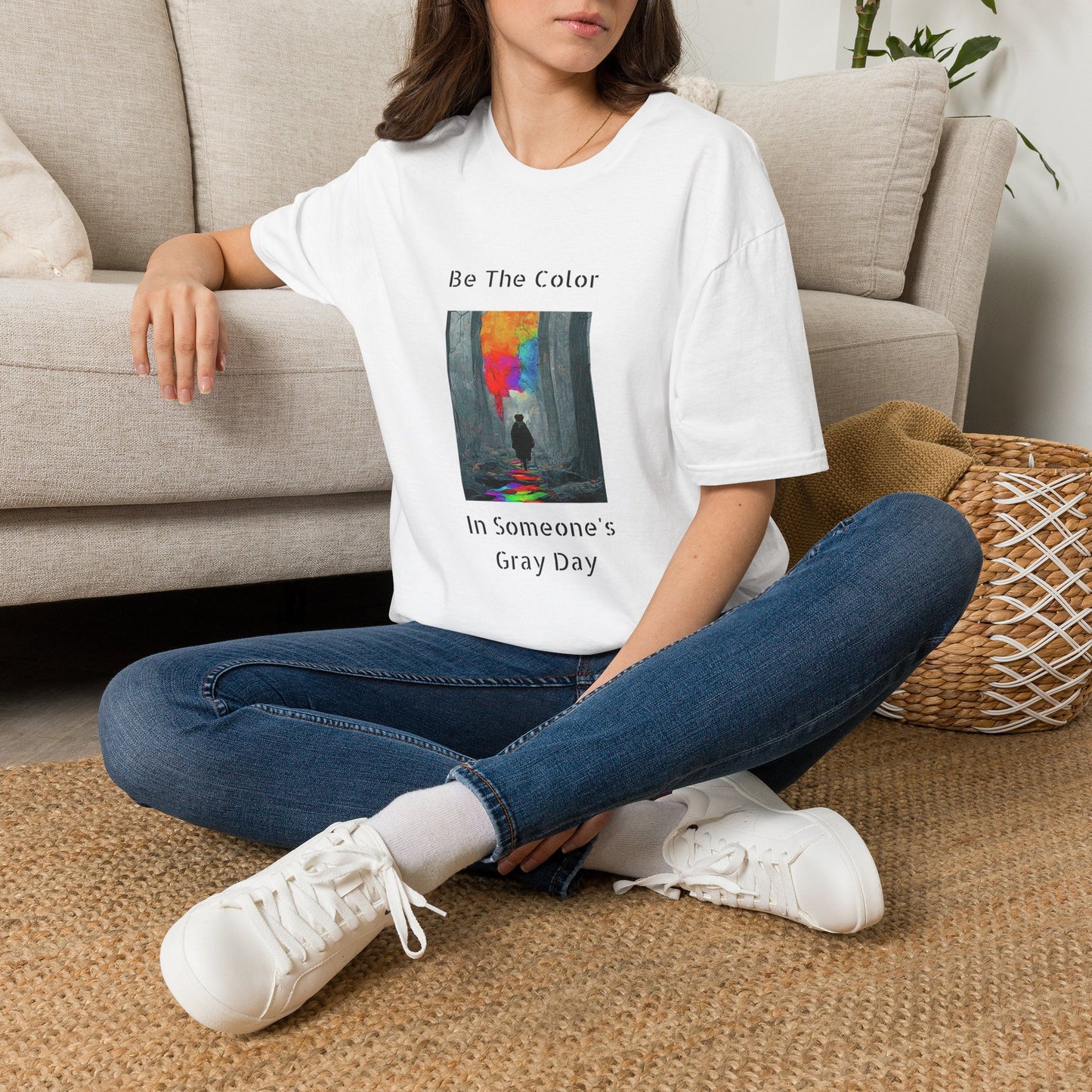 Be The Color Graphic Tee | Positivity & Kindness Apparel