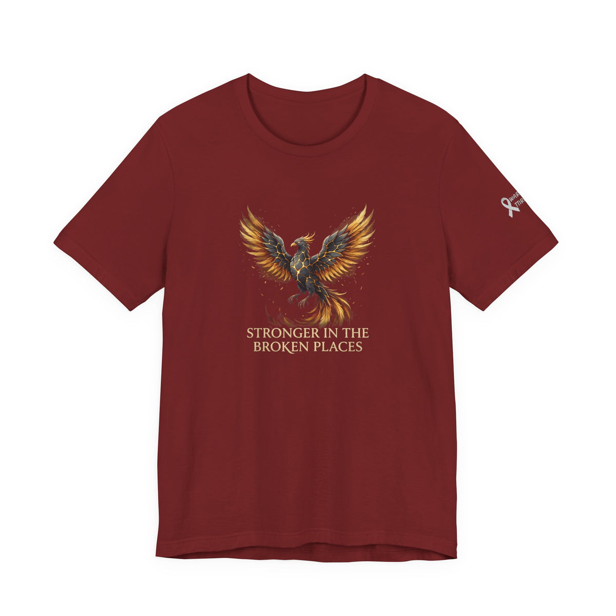 Stronger In The Broken Places Mental Health Tee